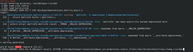 A Chromium build warning